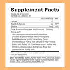 Plant People WonderDay Mushroom Gummies - Lion’s Mane, Cordyceps, Chaga Mushroom Supplement to Support Immune System De-Stress Boost Mood & Energy in Adults Natural, Vegan, Non-GMO (60 Count)