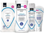 Summer's Eve Ultimate Odor Protection Bundle; 15oz Cleansing Wash, 32ct Feminine Wipes, 2oz Deodorant Spray, 3oz Whole Body Deodorant
