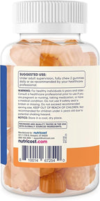Nutricost Kids Vitamin C Gummies (250mg), 120 Gummies - Natural Flavors, Natural Colors, Gluten Free, No Corn Syrup, 60 Servings
