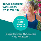 Reignite Wellness by JJ Virgin | Chocolate Paleo-Inspired All-in-One Shake | Gluten Free + Dairy Free Protein Powder | Contains 20G of Beef Protein with Vitamins, Minerals, Amino Acids | 30 Servings