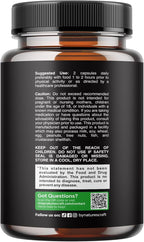 Natures Craft Horny Goat Weed for Men - Extra Strength Male Supplement with Black Maca Root, Tongkat Ali, Saw Palmetto & Panax Ginseng Extract for Stamina & Energy - 90 Count