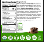 Orgain Organic Vegan Protein Powder, Vanilla Bean + Chocolate Fudge - 21g Plant Based Protein (2.03 Lb Each)