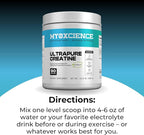 MYOXCIENCE Creapure® Creatine | 5 Grams German Creatine Monohydrate Per Serving | Supports Muscle Performance, Lean Body Mass, & Cognition (90 Serving Jar)