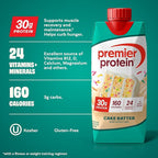 Premier Protein Shake, Cake Batter, 30g Protein, No Added Sugar, 24 Vitamins & Minerals to Support Immune Health, 11 fl oz, 4 Pack