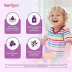 MARYRUTH'S Toddler Elderberry Syrup, USDA Organic Elderberry, Sugar Free Kids Immune Support Supplement for Ages 1-3 Years, Clean Label Project Verified®, Vegan, Non-GMO, Gluten Free, 1 Fl Oz