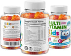 DR. MORITZ Kids Multivitamin Gummies 14 Essential Vitamins Daily Supplement for Ages 2+ Vitamin ACDE Vegetarian B6 B12 Zinc Biotin Gummy Multivitamins for Children- (60 Count)