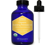 Zongle Therapeutics Organic, Evening Primrose Oil, Liquid – 100% Pure, Evening Primrose Oil, 4 OZ