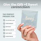 BEEJ Gummies for Couples - Natural Intimacy Gummy Candy - Romantic Gift for Birthday, Honeymoon, Anniversary, Valentines Day - No Artificial Flavors - Made in USA - 3 Pack, Wedding Cake