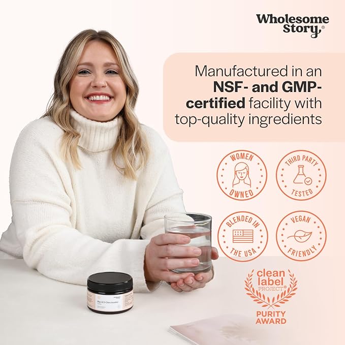 Myo-Inositol & D-Chiro Inositol Supplement Powder for Women | Hormonal Balance & Healthy Ovarian Function Support | Vitamin B8 | Great Alternative to Capsules | 40:1 Ratio | 30 Servings