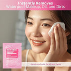 Air Jungles 250 Count Bulk Makeup Remover Wipes, Individually Wrapped Cleansing Face Lid Eyes Waterproof Makeup, Infused with Vitamin E for All Skin Types, Fragrance-Free-Hotel Travel Size Toiletries