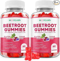 Beetroot Gummies with Grape Seed, Niacin, CoQ10, Vitamin C, B12, L-Citrulline & L-Arginine, Antioxidant Support, Sugar-Free Beet Root Supplement for Women & Men, 120 Count