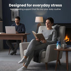 Levium Stress Supplement for Calm & Mood Support | Ashwagandha KSM-66, Magnesium, L-Theanine & GABA | Supports Mental Focus & Relaxation | Non-Habit Forming | 90 Capsules
