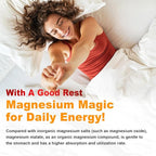 2 Pack Magnesium Malate Gummies 1000mg, High Absorption Magnesium Supplements for Adults & Kids, with L-Theanine, CoQ10 & Vitamin B6, Support Energy Production, Muscle Function, Non-GMO, Vegan, 120Ct