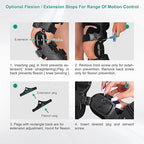 Unloader Knee Brace - Lightweight, Low Profile OA Knee Brace for Arthritis Pain Knee Joint Pain and Support - Premium Knee Support for Medial and Lateral Knee Pain Black(Left Leg)
