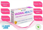 Vaginal Health 5-in-1 Vaginal Odor HP-V Immunity Support pH balance Yeast Itching Dryness Support - 2X Absorption Clinical Strength - Mushrooms Hyaluronic Acid Astragalus Curcumin14 Vaginal Capsules