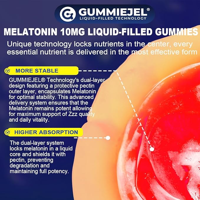 2 Pack Sugar Free Melatonin Gummies 10mg 20mg Magnesium Glycinate Melatonin for Adults, Ashwagandha, L-Theanine, B6, B12, Lemon Balm and Chamomile for Deep Relaxation, Antioxidant, Vegan,120 Day