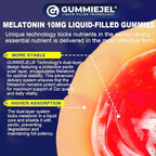 2 Pack Sugar Free Melatonin Gummies 10mg 20mg Magnesium Glycinate Melatonin for Adults, Ashwagandha, L-Theanine, B6, B12, Lemon Balm and Chamomile for Deep Relaxation, Antioxidant, Vegan,120 Day