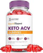 Justified Laboratories Rapid Ripped Keto ACV Gummies Advanced Formula 1000MG Rapidripped Keto Gummies Apple Cider Vinegar Formulated with Pomegranate Beet Juice Powder B12 Vegan Non GMO 60 Gummys