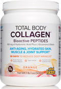 Natural Factors, Total Body Collagen, Bioactive Peptides Powder for Healthy Skin, Hair & Joints, Orange