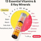 KWANGDONG Vita500 Daily Immune Shot - 7-Day Supply, Immune Support Supplement with 13 Vitamins and 8 Minerals. All in One Immunity Booster Shot, 0.75Fl oz/Bottle (30 Bottles)