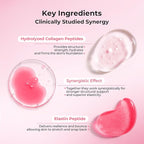 OxyEnergy Collagen Peptides Capsules for Women, Hydrolyzed Collagen Supplements with Elastin Peptides, 60 Collagen Pills to Promotes Hair, Nail, Skin, Capsulas