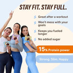 Fitness SHOCK Protein Brownie Variety Pack - No Added Sugar, 7.5g Protein, Low Carb Guilt-Free Dessert - Chocolate, Coconut, Banana - 0g Added Sugar, 10g Net Carbs, 5g Fiber - 10 x 50g