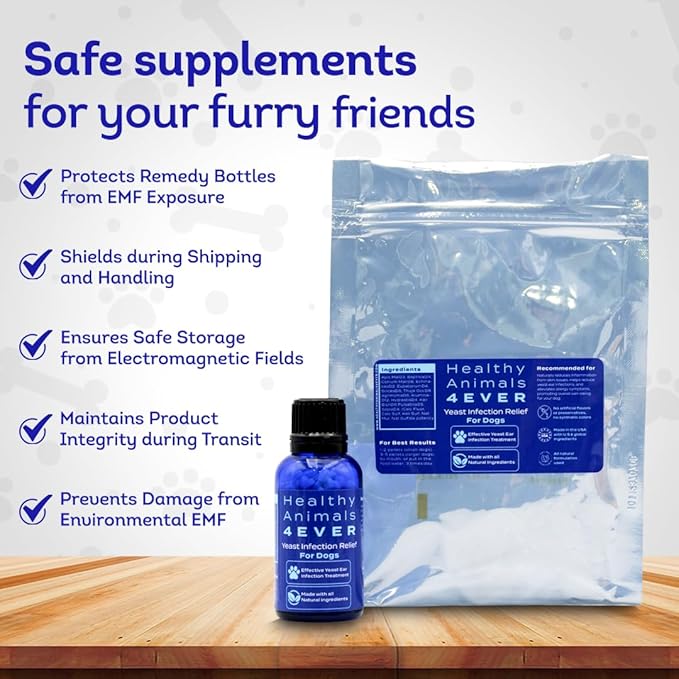 HealthyAnimals4Ever HA4E - Dog Yeast Protection - Homeopathic Support for Yeast Infections - All-Natural Preventive Care for Skin & Ear Health - 300 Tablets