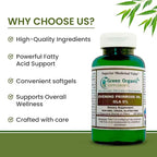 Green Organic Supplements Evening Primrose Oil, GLA, Organic (Pack of 1)
