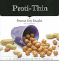Proti-Thin Peanut Soy Snacks, 15g Protein, Low Calorie, Low Fat, Low Carb, No Gluten Ingredients, Diet Protein Puffs, KETO Friendly, Ideal Protein Compatible, 7 Count Box