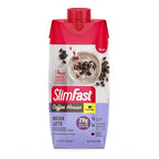 SlimFast Protein Shake, NEW Mocha Latte- 20g Protein, Meal Replacement Shake Ready to Drink, High Protein with Low Carb and Low Sugar, 24 Vitamins and Minerals, 11 Fl Oz (Pack of 12)