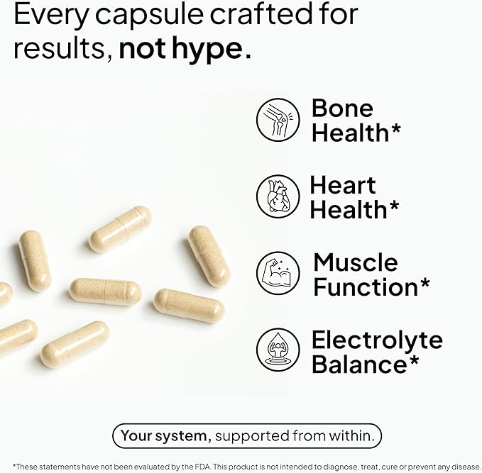 Potassium Citrate 800 mg (306 mg Elemental Potassium) – Electrolyte & pH Balance Support – Vegan, Non-GMO - 120 Capsules