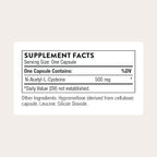 THORNE - NAC - N-Acetylcysteine - 500mg - Supports Respiratory Health & Immune Function - Promotes Liver & Kidney Detox* - Gluten, Dairy & Soy-Free - 90 Servings