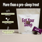 GEM Sleep Aid, Nighttime Bite, 7 Pack, Melatonin Free, L-Theanine, Magnesium, Valerian Root Extract | Vegan and Gluten Free | Earthy Chocolate Cherry, Trial Size