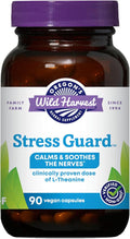 Oregon's Wild Harvest, Stress Guard, L-Theanine Supplement for Natural Relief, 90 Capsules