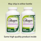 HealthA2Z Multi Collagen pills 1735mg -180 collagen capsules (60 servings) - Types I, II, III, V & X for Healthy Skin, Hair, Nails & Joint Support