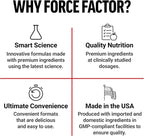 Force Factor Test X180 Gummies Testosterone Booster for Men with Tongkat Ali, Horny Goat Weed, Tribulus Terrestris, Fenugreek, & Black Maca, Supplement Men, Berry Punch, 60 Gummies, 1-Pack