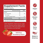 Creatine Monohydrate Gummies - 1.5g of Creatine Per Gummy - Build Muscle, Recover Faster, Enhance Cognition - Strawberry Flavor - 90ct