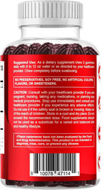 Vitamatic Cranberry Gummies with D-Mannose, Probiotics, Vitamin C – Plant-Based Botanical Extract – Vegan, Non-GMO – 60 Count