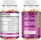 Totaria Sugar Free Multivitamin Gummies for Women 14+ w/Iron, Inositol, Folate, Biotin, Womens Daily Multivitamin Gummy w/Vitamin A, C, B, D3, K2, for Hair, Skin, Energy, Immune, Mixed Flavors