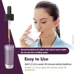Valerian Root Sleep Aid Drops, Gotas de Glicinato y Citrato de Magnesio, Pasiflora y Valeriana para Dormir Profundamente adulto, Magnesium Citrate & Passionflower Extract Liquid Tincture.2oz