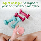 Organikа Electrolytes with Enhanced Collagen Powder for Women & Men - 13 oz - Zesty Lemon Berry-Flavored Effervescent Electrolyte & Collagen Drink Mix - Deep Hydration, Mobility, Skin, Hair, & Nails