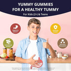 NuBest Daily Probiotic Gummies for Kids & Teens with 5 Billion CFUs | Supports Immune, Gut, and Digestive Health | No Added Sugar | Yummy Strawberry & Orange Flavors | 60 Premium Vegan Gummies