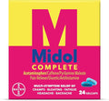 Midol Complete Gelcaps 24ct: Midol Complete Menstrual Pain Relief Gelcaps with Acetaminophen for Menstrual Symptom, PMS Relief, and Period Cramp Relief - 24 Count (Packaging May Vary)