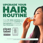 MARYRUTH'S Liquid Multivitamin+Hair Growth | Clinically Tested for Thicker Hair & Facial Wrinkles in Women | Biotin 10000mcg | Lustriva Hair Growth Supplement | Skin Care | Age 18+ | 30 Fl Oz
