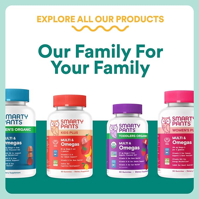 SmartyPants Women’s Prenatal Multivitamin Capsules, OB‑GYN Co‑Developed Prenatal Vitamins with Choline, Folate, Omega 3 DHA, & Iron for Baby’s Development, Gentle on Stomach, 60 Count (30 Day Supply)