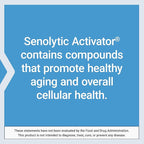 Life Extension Senolytic Activator®*, Healthy Aging, Cellular Health Support, bioavailable quercetin and Fisetin, apigenin, Black Tea theaflavins, Gluten Free, Non-GMO, Vegetarian, 36 Capsules