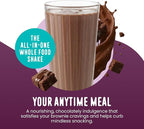 FlavCity All in One Protein Shake Powder, Brownie Batter - On the Go Meal Alternative + Collagen Peptides, Reishi & Cordyceps - Focus, Skin, Hair & Joint Support - 100% Grass Fed Whey, 20 Servings