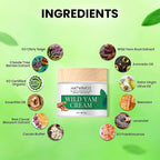 Wild Yam Cream, 2oz Wild Yam Root Organic Cream, Hormone Balance, Support Perimenopause & Menopause Relief, Progesterone, Wild Yam Cream for Women & Men Unscented for All Skin Type