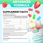 softbear Potassium Citrate Gummies, High Potency Potassium Citrate 1000mg Supports Leg Cramps & Muscle Health Potassium Gummies for Adults & Kids Mixed Fruit Flavor 60 Count