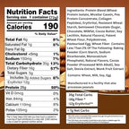 Bootylicious | 25g Protein Muffin | Chocolate Chip | Low Carb, 16g Fiber, Low Glycimic Index, Low Sugar, 2.39oz Cup, 12-Pack